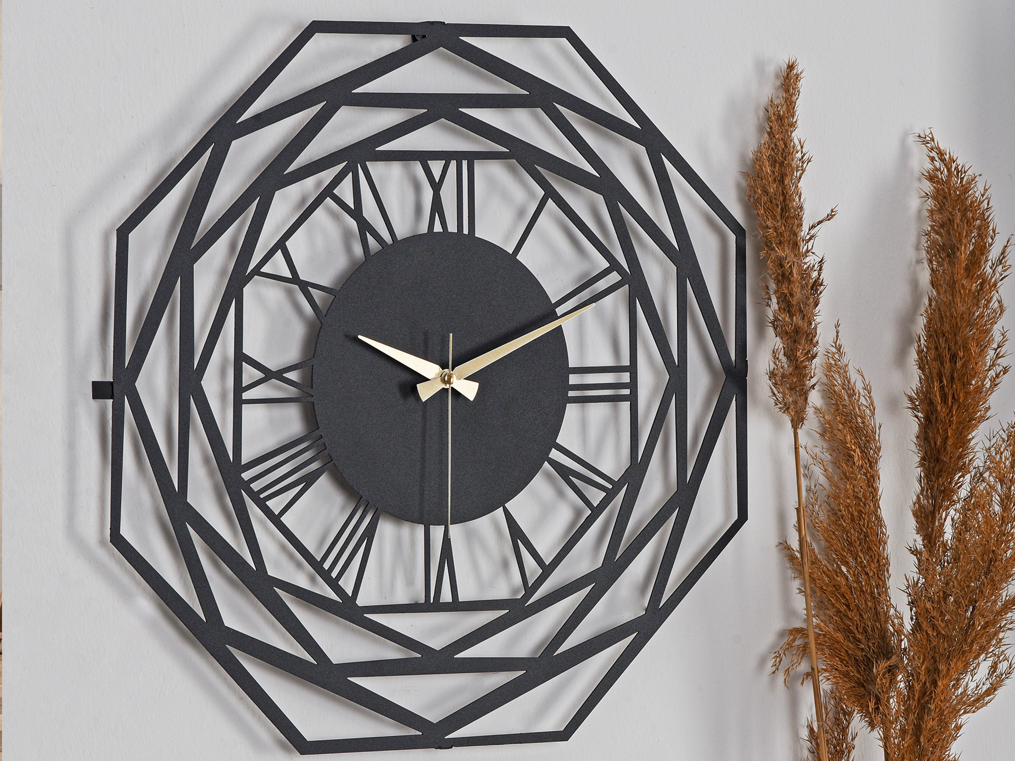 (未使用･未開封品)　Melodic Masterpieces lok26k6 Amazon.com: Seiko Modern Noir Wall Clock with Pendulum and