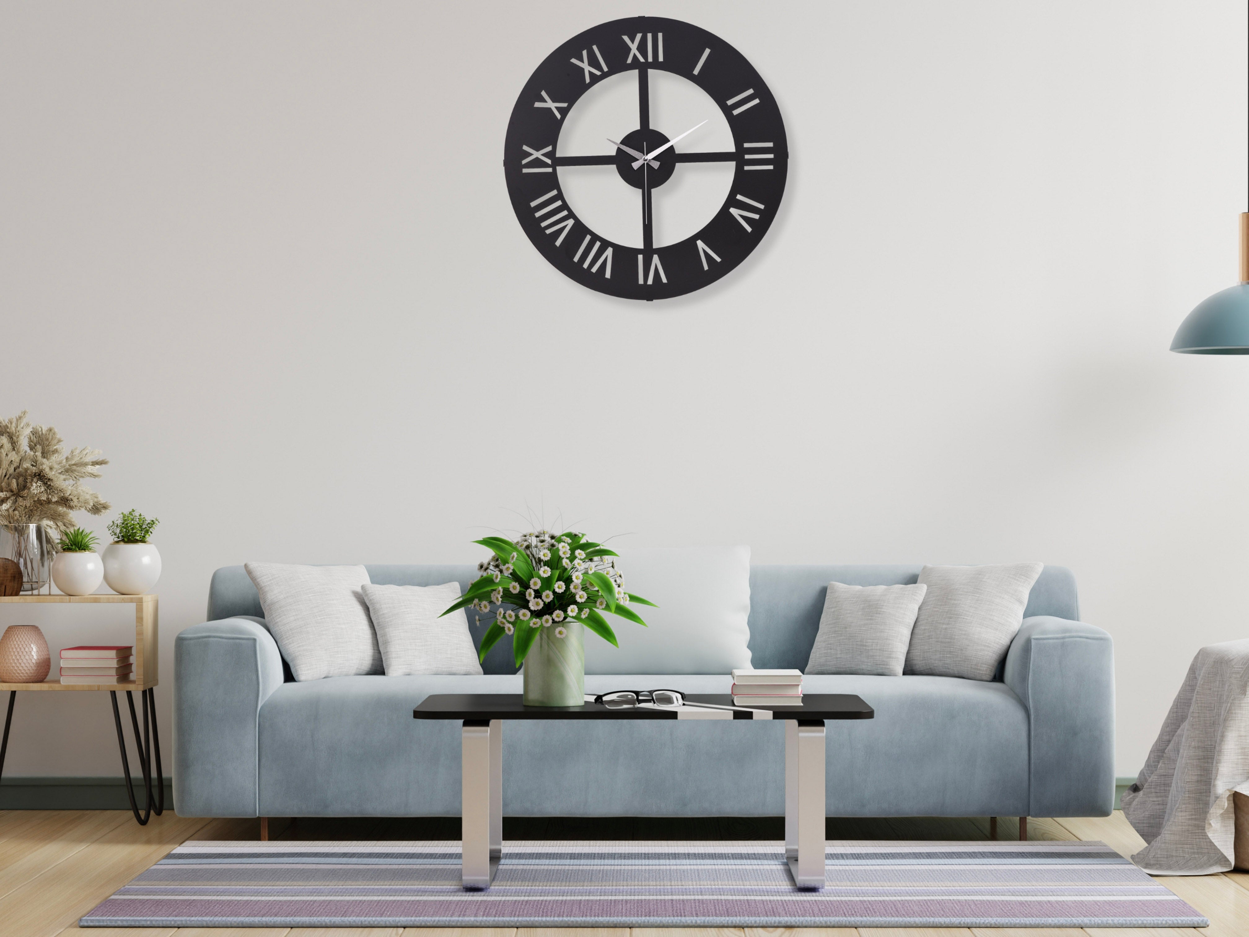 Muyika Nullo Oversized Metal Wall Clock 20 Muyika Nullo Oversized Metal Wall Clock 20